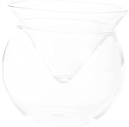 Milisten klare Glasschale gekühlte Servierschüssel transparente Salatschüssel kalt obstplatte salatschälchen Besteck geschirr Glasschale mit Trockeneis Glaskugel Gemüse