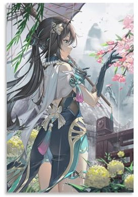 YTPONBCSTUG Manga Tableau Toile dessin animé Anime Peinture Murale Moderne Art Poster Decoration Pour Le Maison,Salon,Chambre,Cuisine