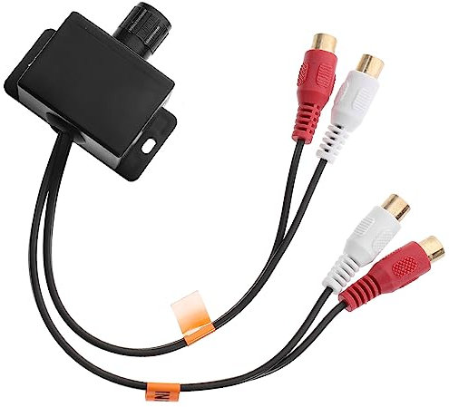 JECOMPRIS Auto-RCA-audioregler Universeller Bass-knopf-pegelregler Audioverstärker Für Heimkino Verstärker Für Audioverstärker Für Lautsprecher Bassknopf Universal- Kabel Kupferkern