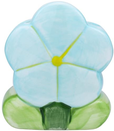 Busnos Stiftehalter Blume Zimmer Deko Cute Stiftehalter Boho Style Stiftehalter Kawaii Schreibtisch Blau Pen Holder Aesthetic Pinselhalter Stifte Organizer Schreibtisch Zubehör Geschenk für Frauen