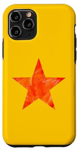 iPhone 11 Pro Orange Star Funky Design Case