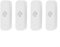 Lot de 4 capteurs de vibrations Wi-Fi avec alarme pour ZigBee - Détecteur de mouvement pour application Tuya/Smart Life - Surveillance en temps réel