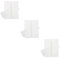 ULDIGI 3 Sets Regiestuhl Ersatzstoff Klappstühle Klappstühle Für Draußen Klappstuhl Outdoor Stuhlbezüge Campingstuhl Zubehör Campingstuhl Canvas Weiß