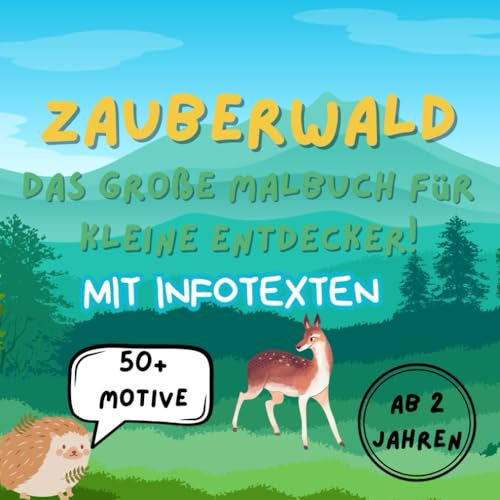 Zauberwald – Das große Malbuch für kleine Entdecker