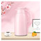 AJIRALTON Bouilloire Electrique Pot Capacité Isolation Thermique Chauffe Bouteille Bouilloire Café Thé Flacons Sous Vide Bouteille En Verre Bouilloire Thé/Rose 1.6L