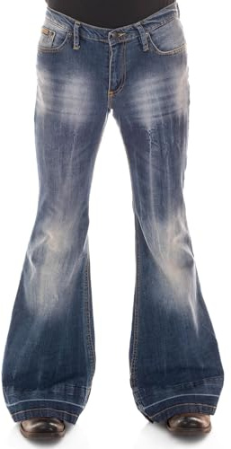 Comycom Herren Jeans Schlaghose Star Sundance