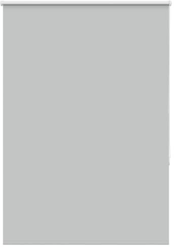 vidaXL Verdunkelungsrollo Hellgrau 105x130cm Stoffbreite 100,7cm, Rollo, Klemmfix, Thermorollo, Verdunklungsrollo, Klemmrollo, Fensterrollo