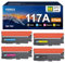KEENKLE 117A Toner Set Kompatibel für HP 117A Toner Set für HP Color Laser 179fwg Toner für Color Laser 178nwg 179fnw 178nw 150nw 178 179 W2070A W2071A W2072A W2073A (4er-Pack)