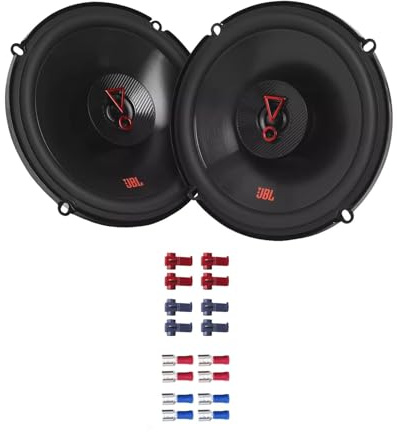 JBL Stage3 627F Lautsprecher mit Einbauset passend für Mazda MX-5 II 2002-2005 Türen vorne 450W 165mm 2 Wege Koax