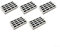 Lot de 5 filtres efficaces pour réfrigérateur W10311524 utilisant la technologie charbon actif