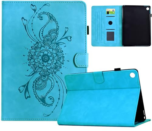 Custodia per Lenovo Tab M10 3rd Gen TB-328FU/ TB328XU 10,1 Pollice - Cover Folio in Pelle Protettiva Case con Auto Sonno/Sveglia e Supporto - Azzurro Cielo