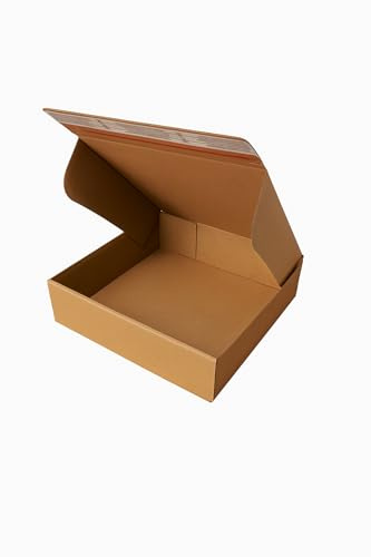 Faltschachtel 250 x 240 x 70 mm | braun | 25 Stück