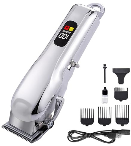 Tondeuse Chevaux Sans Fil, Tondeuse Cheval, Puissante et Silencieuse, Rechargeable pour Crinière Épaisse et Poils Emmêlés, Trimmer pour Chevaux