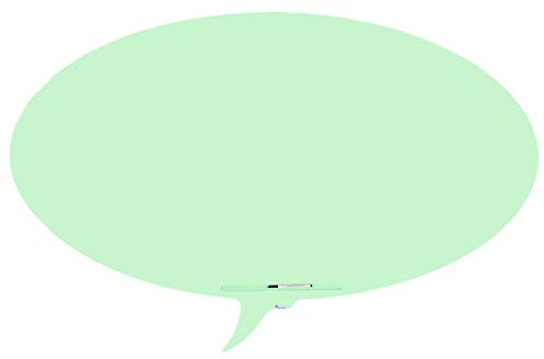 Rocada Magnetische, trocken abwischbare Präsentationstafel, 116,8 x 76,2 cm, Talk Bubble, Grün (RCTALK46-GR)