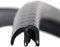 DF10 Dichtungsprofil von SMI-Kantenschutzprofi - Klemmprofil (PVC) - Klemmbereich 1-3,5 mm - mit seitlicher Dichtung als Fahne (EPDM) - einfache Montage, selbstklemmend ohne Kleber (10 m)