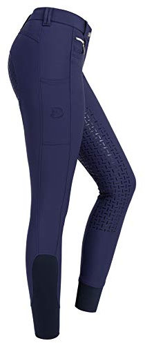 RidersDeal Collection Reithose mit Silikonvollbesatz und Handytasche, versch. Farben, Gr. 32-50, new navy, 38