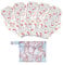 perfecti 5 Stück Washbare Slipeinlagen Mit Flügeln, Bio Baumwolle Wiederverwendbare Slipeinlagen Mit Tragbare Tasche, Menstruationsbinden Aus Bambus-Stoff, 18cm