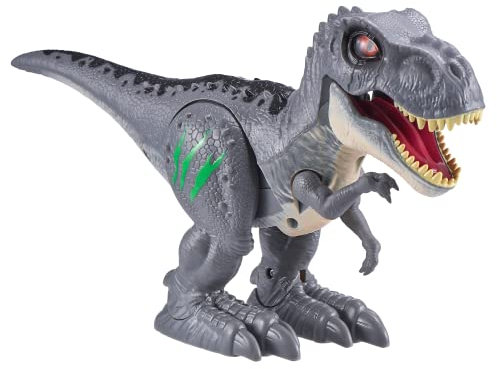 Robo Alive Dino T-Rex Serie 2, Roboterspielzeug mit beweglichem Dinosaurier, grau