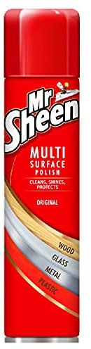 Mr Sheen Multi Surface Polish Spray, For Use on Wood, Plastic, Glass and Metal, Scent: Original, 250ml, Pack of 1