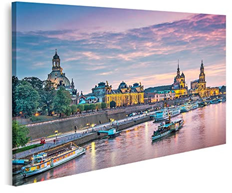 islandburner Leinwandbild Dresden Deutschland jenseits der Elbe Bilder Drucke Kunst Poster Wandbild