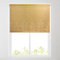 Barnes Blinds - Daylight Pattern Roller Blinds for Windows, Custom Cut to Size - Dimout Fabric Durable Fittings Easy Fit - Roller Blind Patterned (Valentino Ochre 183cm)
