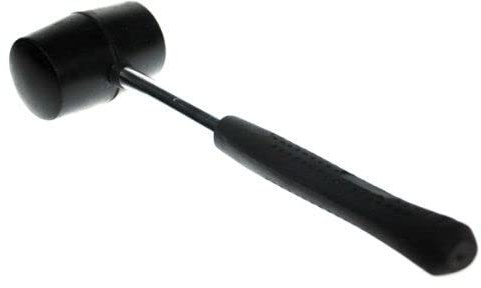 8oz Rubber Mallet with Steel Shaft Small Lightweight Camping Tent Peg DIY Hammer