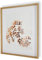 Wackadoo Holz Bilderrahmen 40x50 cm Eiche Fotowand Fotorahmen mit Glasscheibe Picture frame Holz aus MDF mit Passepartout 30 x 40 cm