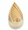 Pestal gelbe Quilling-Papierstreifen, 10 mm, Papierstreifen zum Basteln, farbige einfarbige Origami-Papierstreifen, 1 cm, 120 Stück, Länge 53,3 cm, filigrane Papierstreifen (Elfenbeinfarben Nr. 29)