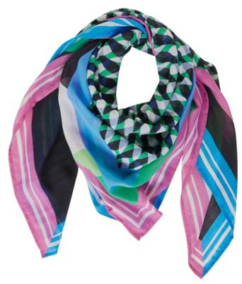 STREET ONE Damen Halstuch Bedruckt, Multicolor, A