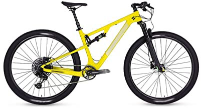 Fahrräder für Erwachsene Fahrrad Vollgefedertes Carbonfaser-Mountainbike Scheibenbremse Cross Country-Mountainbike