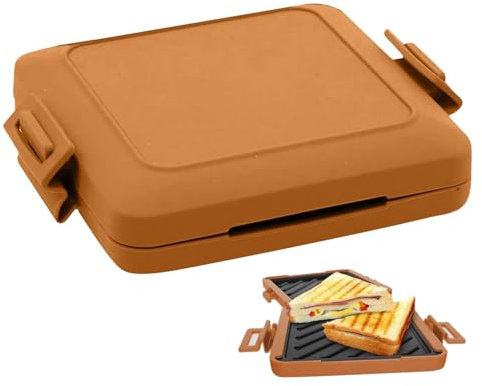 Microwave Toastie Sandwich Maker | Microwave Grilled Cheese Maker | Microwavable Toastie Maker No Electricity | The Toasty Microwave Sandwich Maker | Wireless Micros Munchy Microwave Toaster Maker