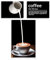 burkfeeg Kaffee Bar Wanddeko, 3 Stück Küche Poster Küchenbilder Esszimmer Dekor Wandbilder Modern Schwarz Weiß Leinwand Bild Wohnzimmer Bilder Poster Set Bilder（Ohne Rahmen）