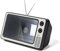 Hscjymnd Lente d'Ingrandimento per Telefono TV retrò Schermo per Telefono Cellulare 3D HD Amplificatore TV retrò da 12 Pollici per Tutti Gli Smartphone