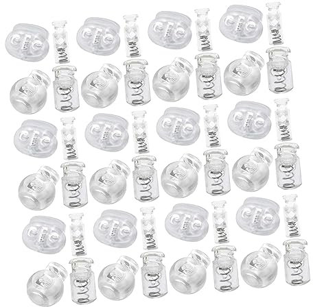 DIYEAH 200pcs Lanyard Stoppers Cam Pulley Ring Fasteners Ratchet Buckle Toggles Bungee Slider Canopy Kit Cable Gate Strips Poles Straps Cord Ties Fan Tape Wick Tabs Latch Belt Elastic Pin
