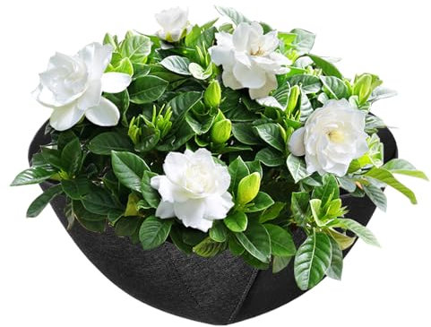 Pflanzgefäß aus Stoff – Futter aus Filztopf, runde Ersatzeinsätze | Hängepflanze für Blumenkästen, Gartenzubehör für Pflanzgefäße im Innenbereich, Balkon, R