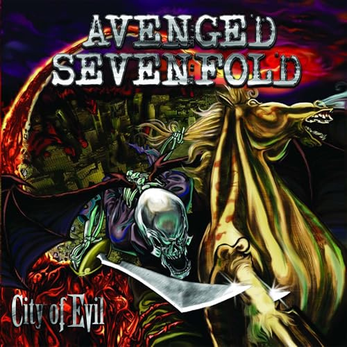 City of Evil (Red & Yellow Swirl W/ Foil Jacket)