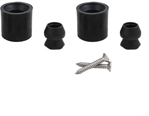 Kit di 2 supporti per porta rimorchio, accessori in gomma affidabili per camper, migliora la funzionalità della porta