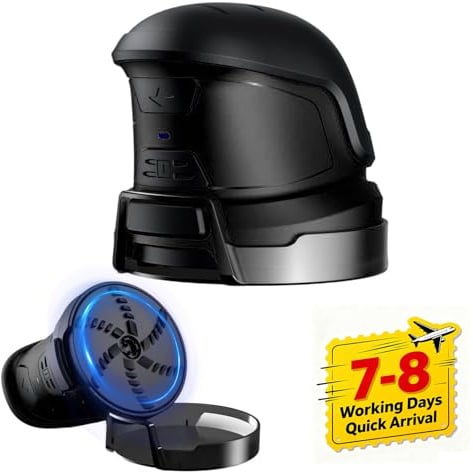 Elektrischer Eiskratzer Kabellos Eiskratzer Auto mit Rotierender Scheibe, USB Aufladbar, Tragbarer Autoentfroster Frostschutz, Antifreeze Snow Removal Instrument Fahrzeugschutz für Auto/SUV (Schwarz)