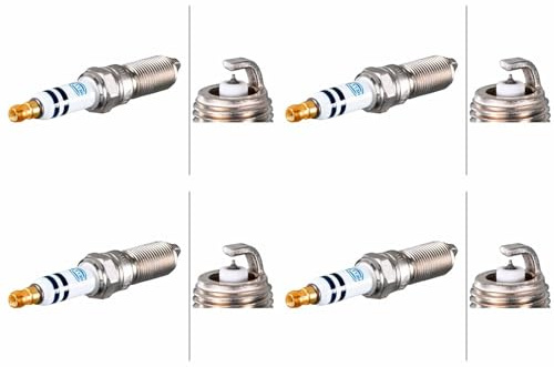 4x Hella Zündkerzen | 4x 8EH 188 706-871 passend für 4-Zylinder Focus Kuga Mondeo S-Max
