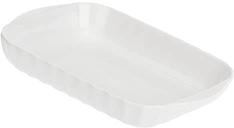 La Porcellana Bianca - Pieve pirofila Rettangolare cm 36 x 24 in Scatola Regalo, Bianco