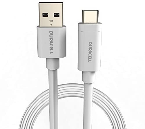 Duracell USB5031W 1m USB A, USB C, 3.0 (3.1 Gen 1) Male/Male - White