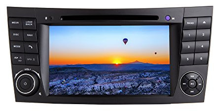 XISEDO Android 7.1 Autoradio 7 Car Radio 2 Din Autonavigation RAM 2G In-Dash Car Stereo mit DVD Player Moniceiver für Mercedes Benz E-W211/E200/E220/E240/E270/E280(Autoradio)