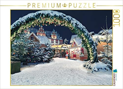 CALVENDO Puzzle Coburger Weihnachtsmarkt 1000 Teile Puzzle quer | Lege-Größe cm Foto-Puzzle für glückliche Stunden
