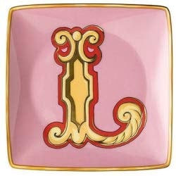 Versace by Rosenthal - Schale, Teller, Schälchen - Holiday Alphabet - L - 12 x 12 cm - Porzellan