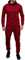 amropi Tute da Ginnastica Uomo Maniche Lunghe Felpa con Cappuccio e Jogging Pantaloni Sportiva Set Rosso,XXL