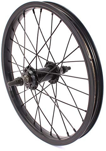 KHE 16 Zoll BMX Hinterrad schwarz 28mm Alu TDI Felge 28H 10mm Nabe gedichtet