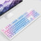 Purple Gradient Keycap 104 Keys PBT OEM Profile Thick Keycaps for Cherry MX Switches of Mechanical Keyboard 61/64/84/87/104/108 Layout