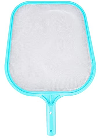 Pool Net,Cyan Quick Cleaning Plastic Structure Nylon Material Pool Skimmer Leaf Net for Cleaning Swimming Pools, Hot Tubs, Spas and Fountains