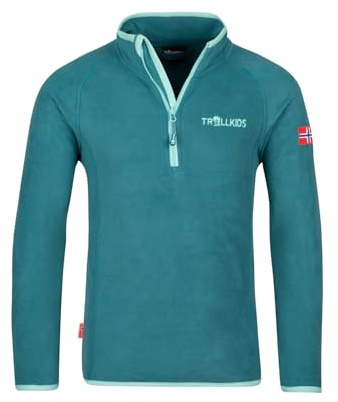 Trollkids Kids Nordland Half Zip | Extrem leicht, Gute Wärmeleistung, Schnelltrocknend