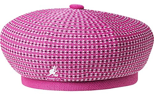Kangol Preppy Jax Baskenmütze Damenbaske Sommerbaske Damen/Herren - Sommer Frühling-Sommer Herbst-Winter - S (54-55 cm) pink